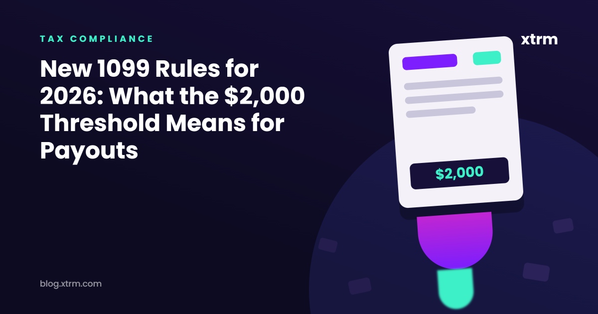 New 1099 Rules for 2026: What the $2,000 Threshold Means for Payouts